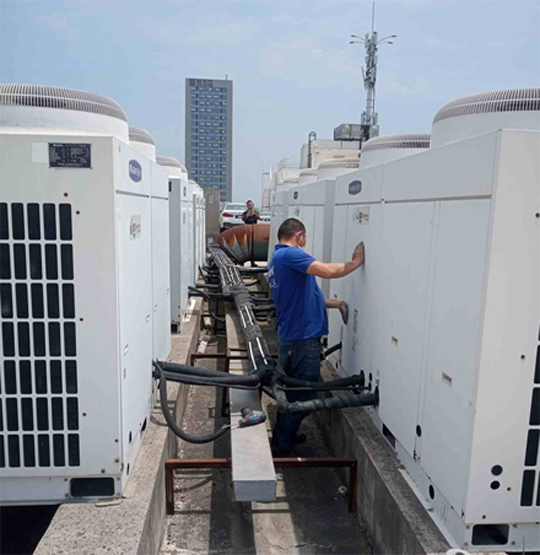 潮南中央空调制热和不制冷系统维修方法